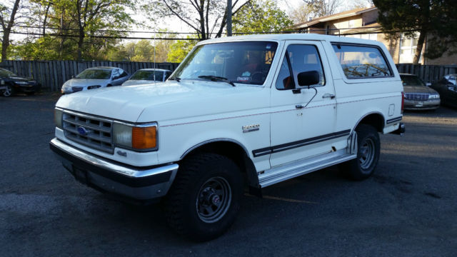 1988 Ford Bronco XLT Sport Utility 2-Door 5.0L - Title Showing Not Actual Miles 1988 Ford Bronco XLT