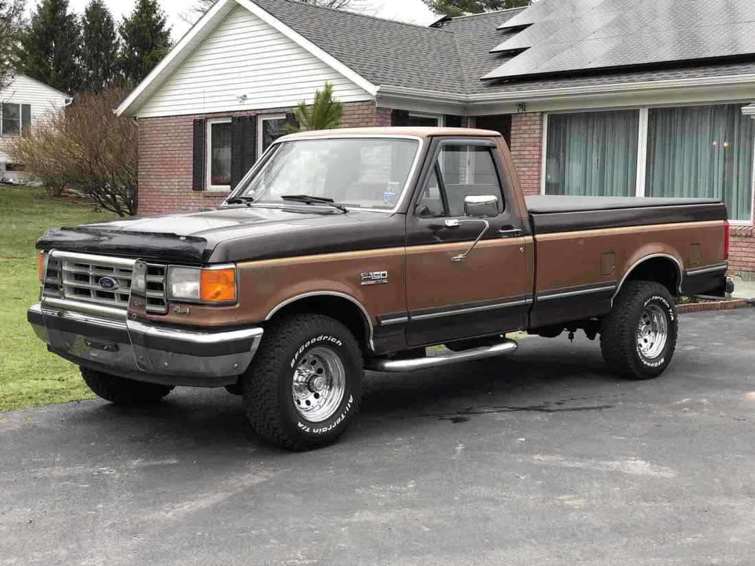 1988 Ford F-150 Pickup Brown 4WD Automatic 1988 Ford F-150