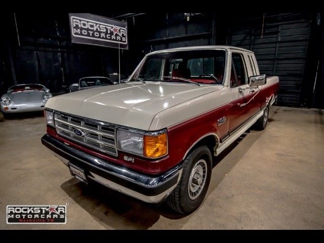 1988 Ford F-150 SuperCab Short Bed 2WD 95403 Miles Marron+White 5.8L V8 OHV 16V 1988 Ford F-150 SuperCab Short Bed 2WD