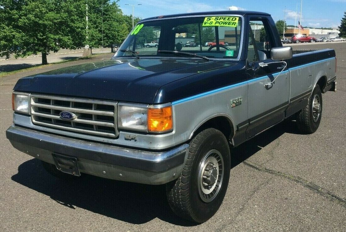 1988 FORD F-250 BARN FIND 5.0 5 SPD M/T PARKED SINCE 1997 1988 Ford F-250 XL