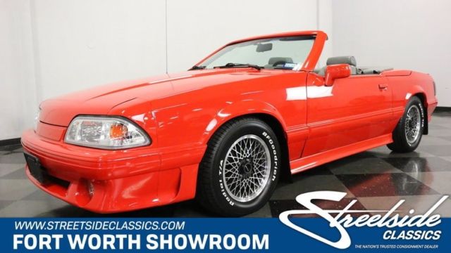 1988 Ford Mustang ASC McLaren Convertible 5.0L HO V8 4 Speed Automatic Classic V 1988 Ford Mustang ASC McLaren
