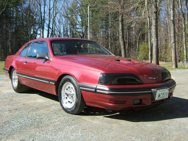 1988 FORD PRO STREET T-BIRD THUNDERBIRD TURBO COUPE NARROWED TUBBED BUILT 5.0 1988 Ford Thunderbird PRO STREET