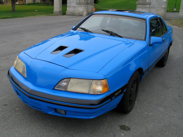1988 Ford Thunderbird 2.3 Turbo Coupe A/T Clean Car New Paint & Tires Runs Good 1988 Ford Thunderbird