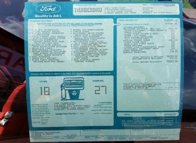 1988 Ford Thunderbird - photo 5