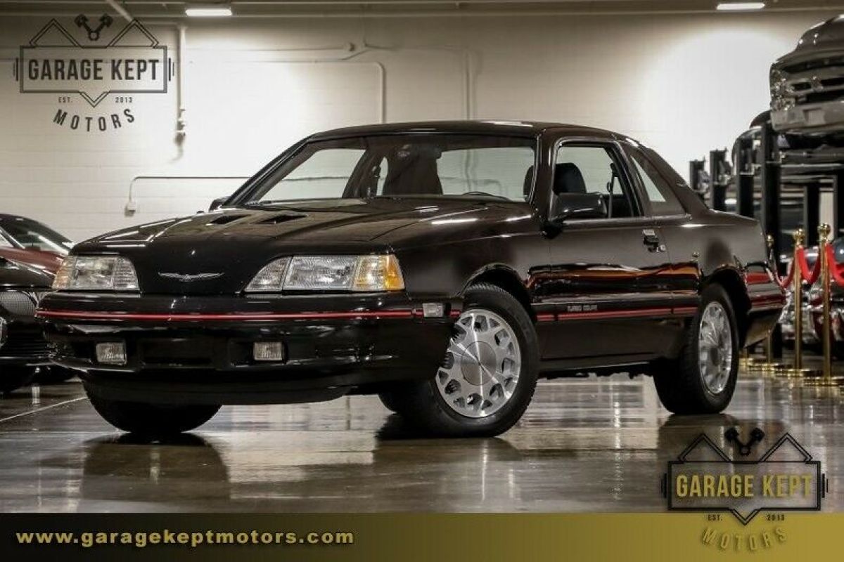 1988 Ford Thunderbird Turbo Coupe Black Coupe 2.3L I4 Turbo 61,951 Miles 1988 Ford Thunderbird Turbo Coupe