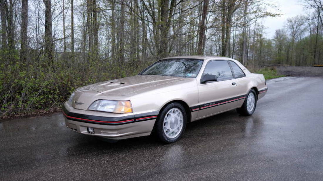 1988 Ford Thunderbird Turbo Coupe - Manual Transmission 88,100 Miles Beige Coupe 1988 Ford Thunderbird Turbo 2dr Coupe