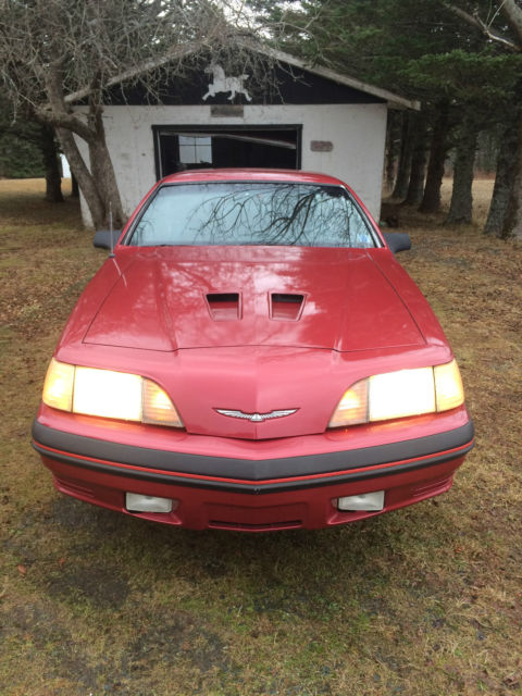 1988 Ford Thunderbird Turbo Sedan 2-Door 2.3L 1988 Ford Thunderbird Turbo Sedan 2-Door