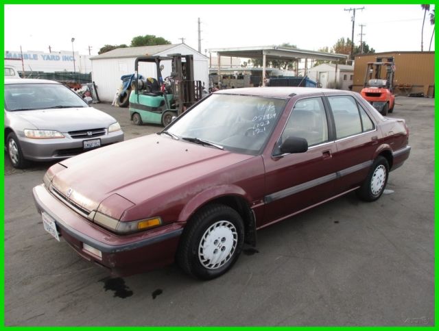 1988 Honda Accord LX Used 2L I4 12V Manual NO RESERVE 1988 Honda Accord LX