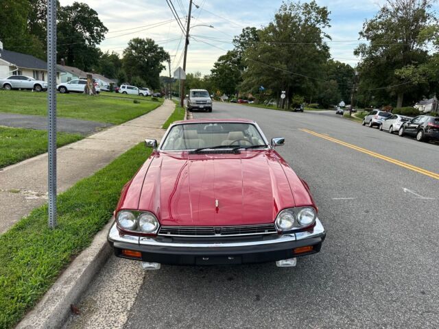 1988 Jaguar XJS Convertible Red RWD Automatic V12 1988 Jaguar XJS V12