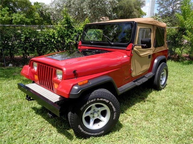 1988 Jeep Wrangler 4X4 Sport 4.2L 6-Cyl Manual Trans PCW Wheels Receiver Hitch 1988 Jeep Wrangler Sport
