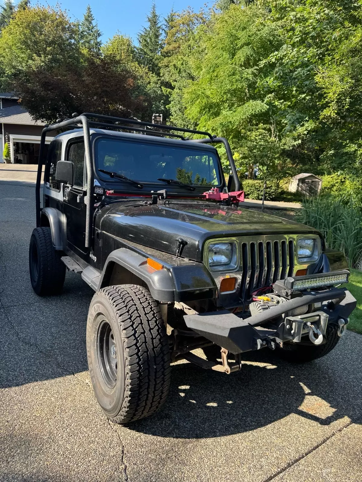 1988 Jeep Wrangler Black LAREDO 1988 Jeep Wrangler LAREDO