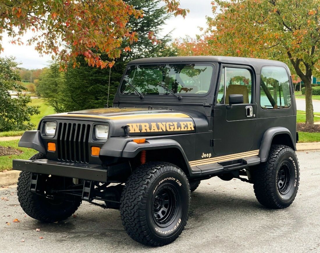 1988 Jeep Wrangler Sport No Reserve! 4x4 Manual Trans "Low Miles"