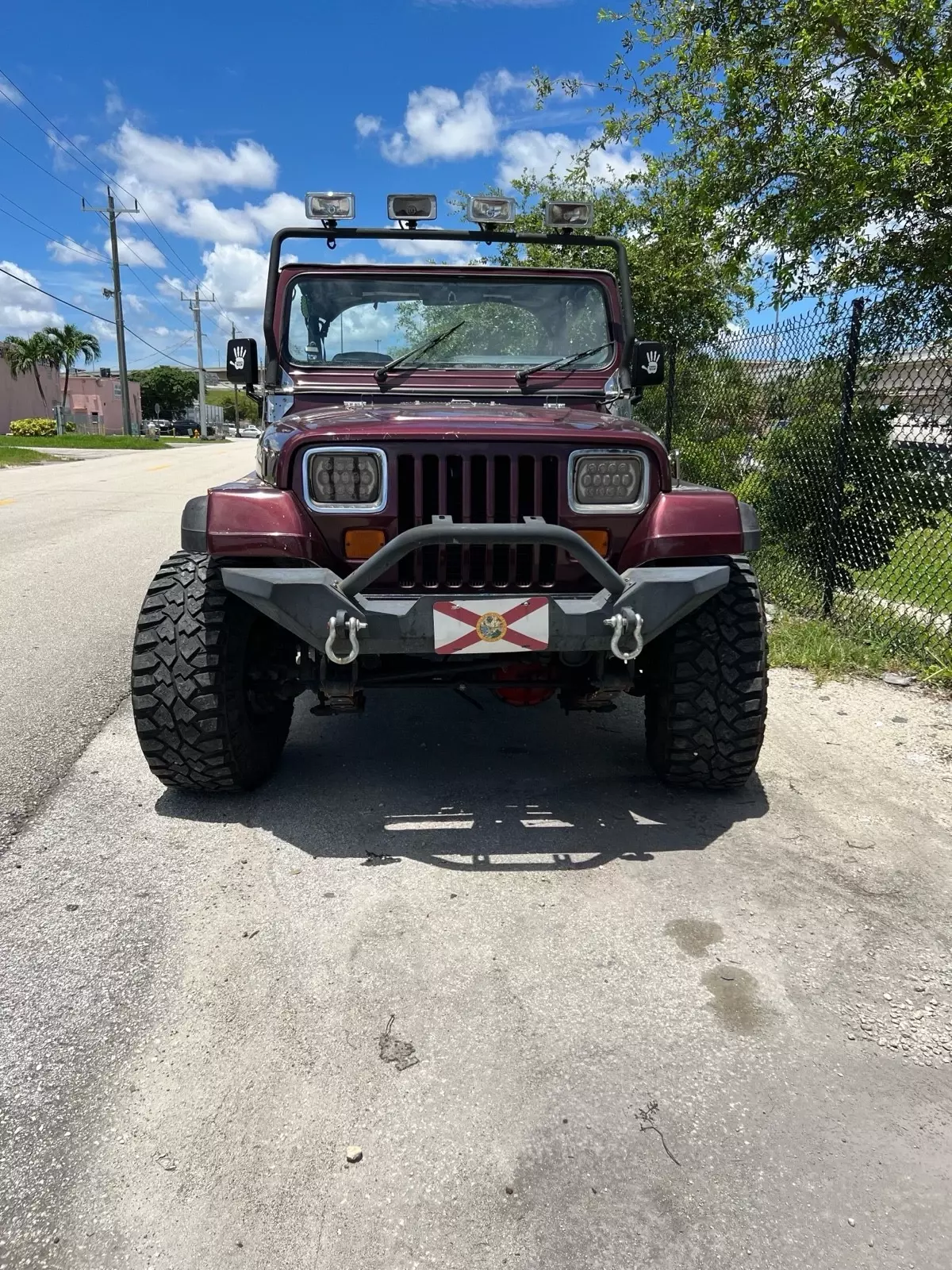 1988 Jeep Wrangler SUV Red 1988 Jeep Wrangler