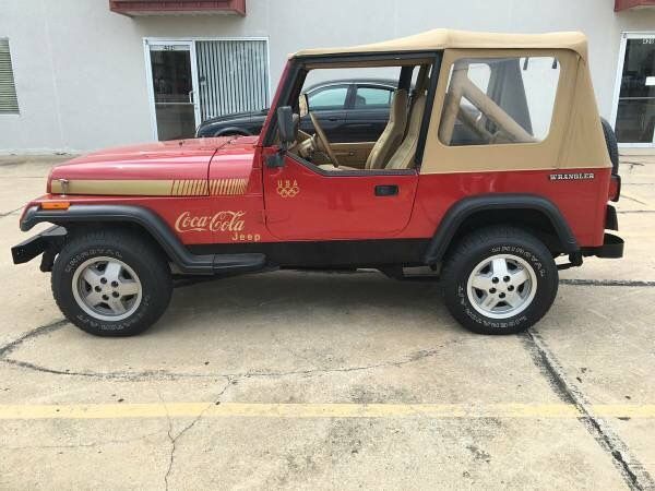 1988 Jeep Wrangler, US Olympic Edition, Coca Cola Sweepstakes Winner 1988 Jeep Wrangler US Olympic Edition