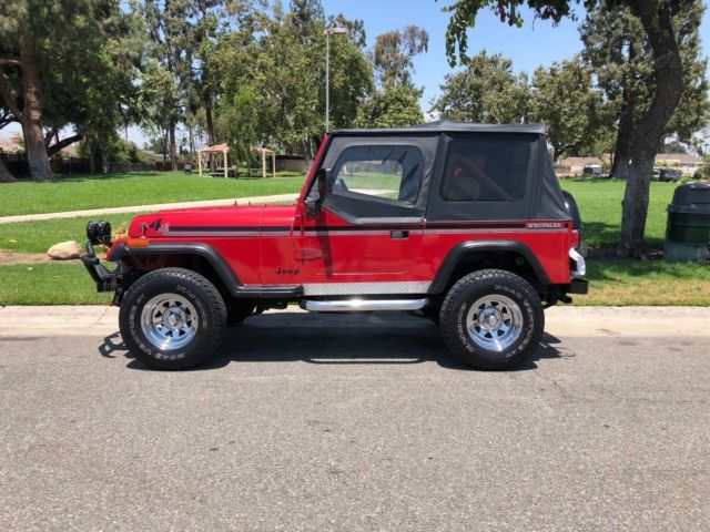 1988 Jeep Wrangler YJ 4X4 - Beautiful Original Condition - 126K Miles 1988 Jeep Wrangler YJ
