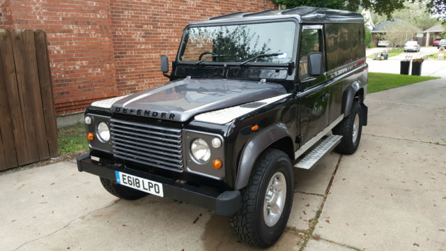 1988 Land Rover 110 Turbo-Diesel, UK Import, Right-hand Drive, Clear TX Title 1988 Land Rover Defender 110