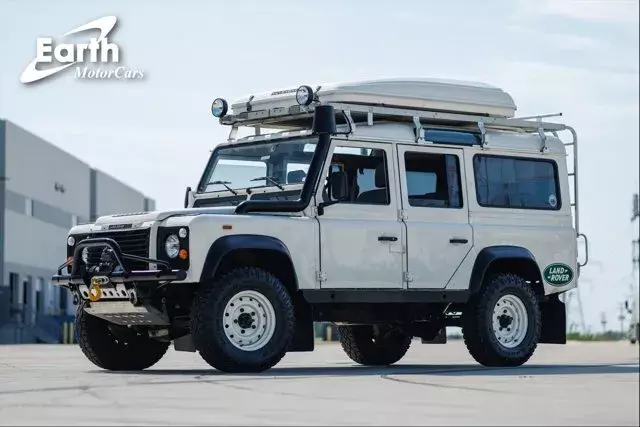 1988 Land Rover Defender 110 LS3 Custom Outlander Restomod 16387 Miles White SUV 1988 Land Rover Defender LS3 Custom Outlander Restomod