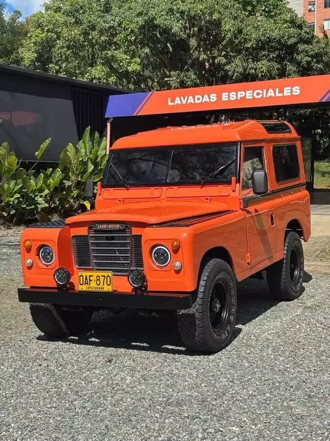 1988 Land Rover Series III Santana 90 1988 Land Rover Series III Rare Santana, 90 SWB, Hi/Low 4WD, Bold Orange