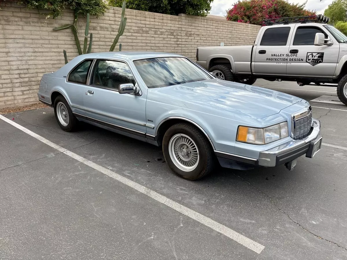 1988 Lincoln Mark Series Blue LSC 1988 Lincoln Mark Series LSC