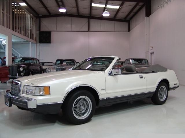 1988 Lincoln Mark VII LSC Convertible Classic Antique 1of 12 V8 5.0 27K! NR! 1988 Lincoln Mark Series LSC Sedan 2-Door