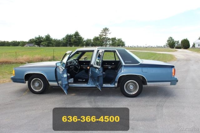 1988 LX Used 5.0L V8 Automatic RWD Sedan Hail A/C Runs Good 1 Owner Low Miles 1988 Ford Crown Victoria LX