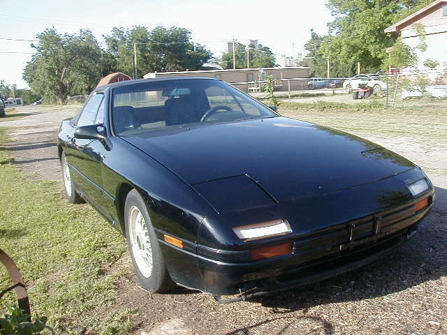 1988 Mazda RX-7 Convertible -2 Door 1.3L..5 speed..Black... Rotory..fast 1988 Mazda RX-7