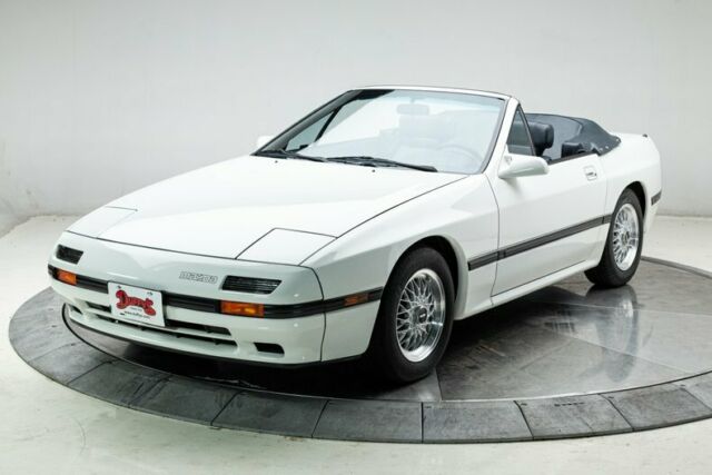 1988 Mazda RX-7 GXL 13B Wankel Rotary Turbo 5 Speed Manual Convertible White 1988 Mazda RX-7 GXL