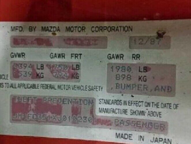 1988 Mazda RX-7 - photo 11