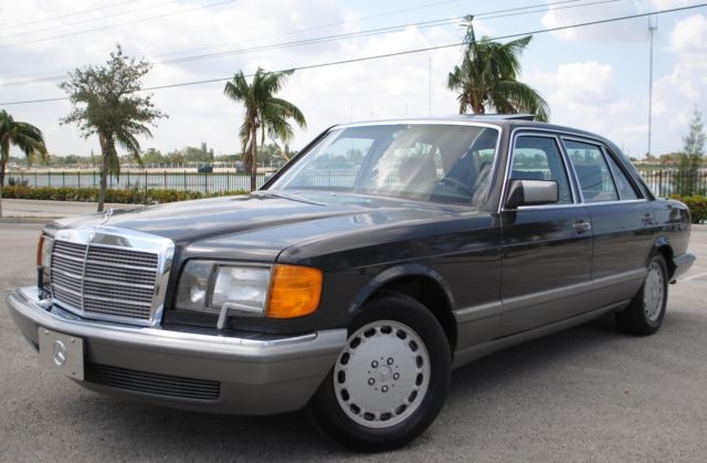 1988 MERCEDES 300SEL SEDAN, 3.0L 6Cyl, AUT TRANS, CLEAN, NO RESERVE. 1988 Mercedes-Benz 300-Series 300SEL
