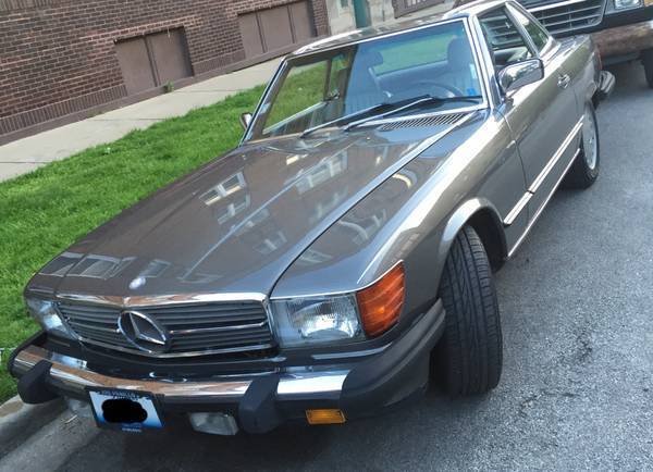 1988 Mercedes 560 SL convertible 1988 Mercedes-Benz SL-Class