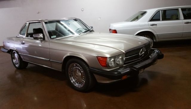 1988 Mercedes 560SL, 71,000 miles, Original Champagne Paint, No Rust, Records!! 1988 Mercedes-Benz SL-Class Original Paint Low Miles