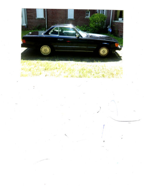 1988 mercedes 560sl black on black on black CONVERTIBLE 1988 Mercedes-Benz 500-Series