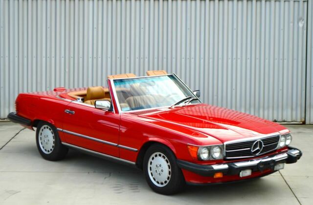 1988 Mercedes 560SL super clean red/palomino only 112k miles only 2 owners 1988 Mercedes-Benz SL-Class 2 door convertible roadster both tops