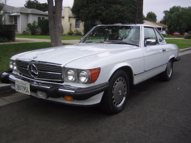 1988 mercedes 560sl white/tan 58000 miles superb original condition 1988 Mercedes-Benz 500-Series sl