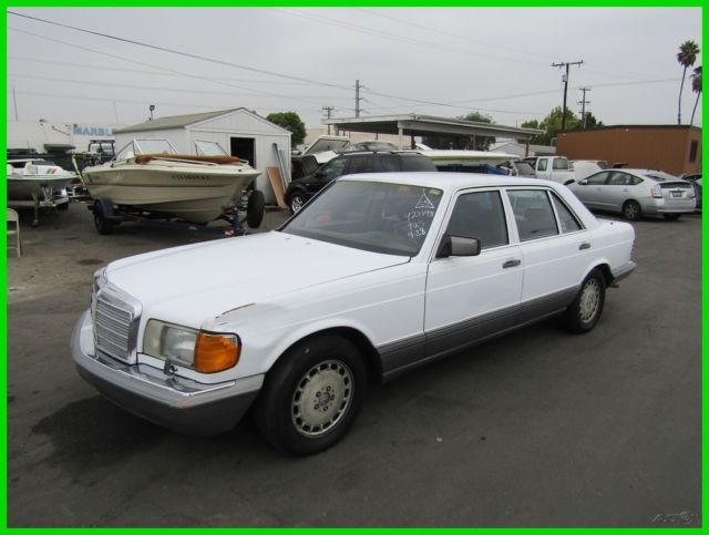 1988 Mercedes-Benz 420SEL 4 Dr Used 4.2L V8 16V Automatic NO RESERVE 1988 Mercedes-Benz 400-Series 4 Dr
