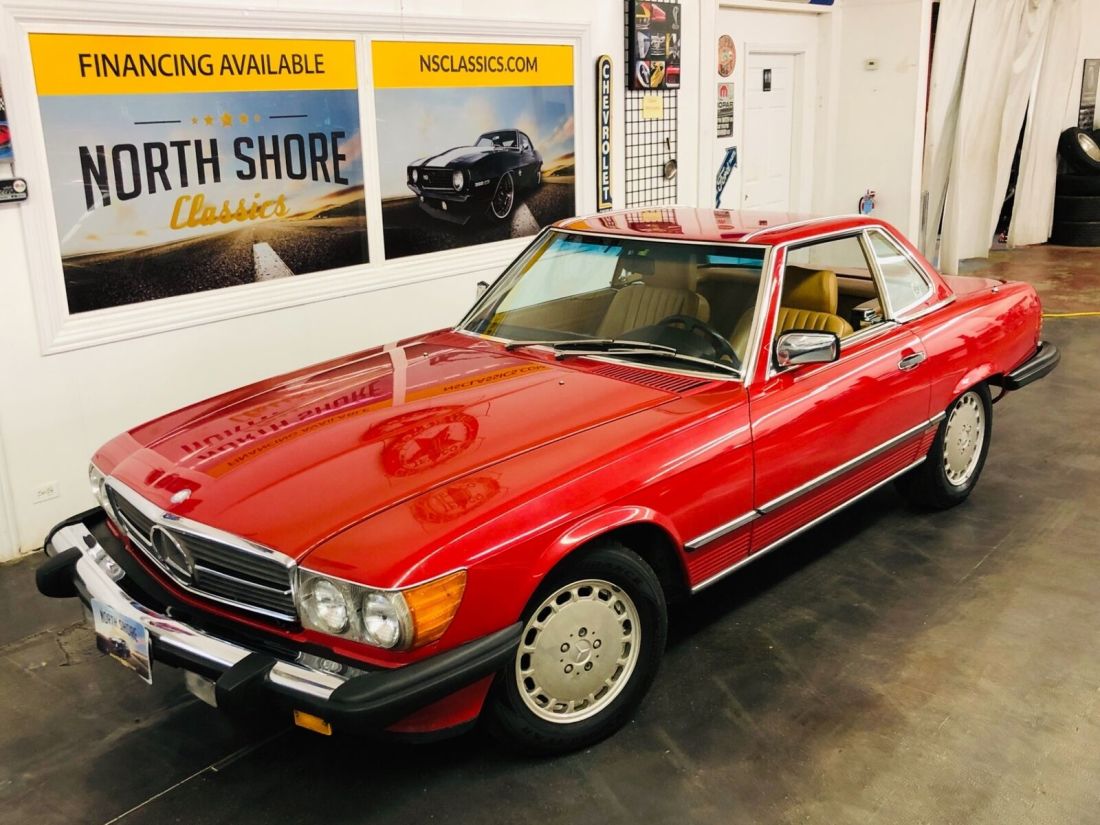 1988 Mercedes Benz 560-Class, Red with 144,747 Miles available now! 1988 Mercedes-Benz 500-Series -560 SL- CLASSIC CONVERTIBLE - SUPER CLEAN - SEE V