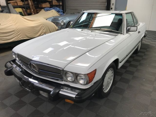 1988 Mercedes-Benz 500-Series ARCTIC WHITE WITH BLUE TRIM AND SOFT TOP - photo 12