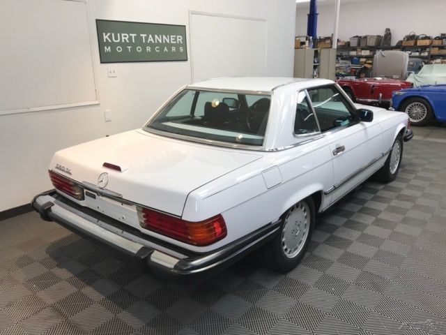 1988 Mercedes-Benz 500-Series ARCTIC WHITE WITH BLUE TRIM AND SOFT TOP - photo 8