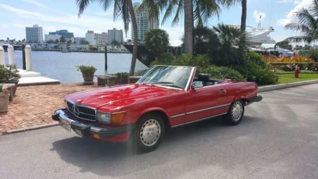 1988 Mercedes-Benz 560 SL Well Maintained New Tires Fresh Service Both Tops 1988 Mercedes-Benz SL-Class 560 SL