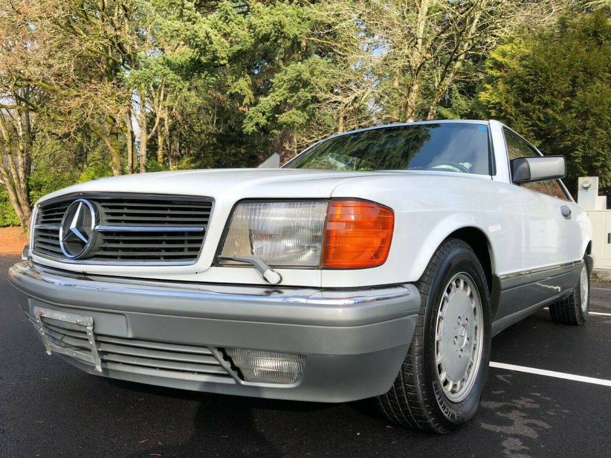 1988 MERCEDES BENZ 560SEC COUPE W126 LOW 57K MILES EURO STYLE RARE VELOUR 1988 Mercedes-Benz 500-Series