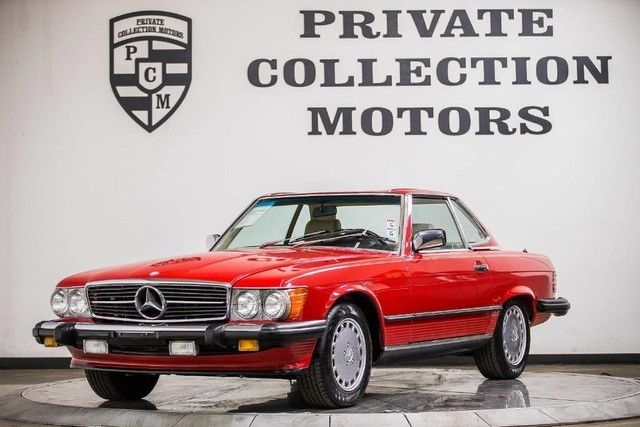 1988 Mercedes Benz 560SL Clean Carfax Pristine Low Miles Well Kept 1988 Mercedes-Benz SL-Class Base Convertible 2-Door