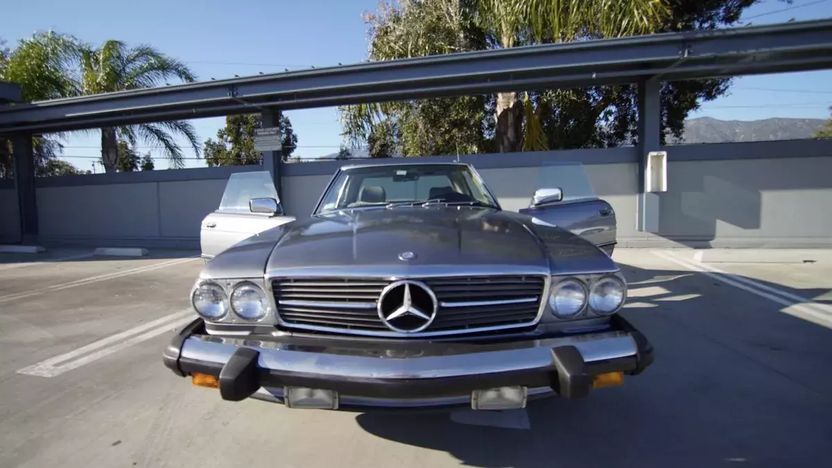 1988 Mercedes-Benz 560SL Convertible Grey SL 1988 Mercedes-Benz SL-Class SL