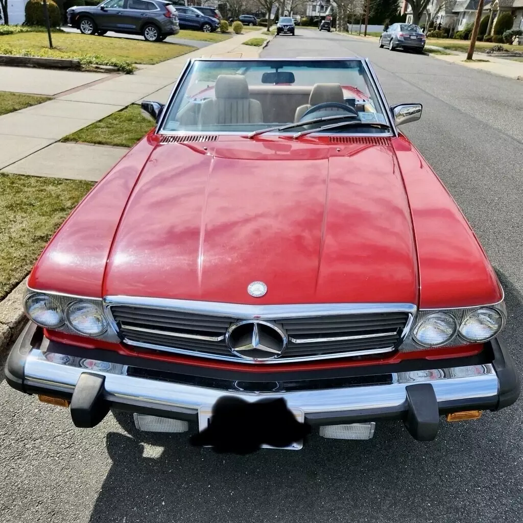 1988 Mercedes-Benz 560SL Convertible Red SL 1988 Mercedes-Benz 500-Series SL