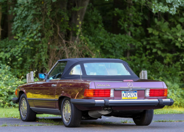 1988 Mercedes-Benz SL-Class 560 SL Soft Hard Top Serviced California Carfax - photo 12