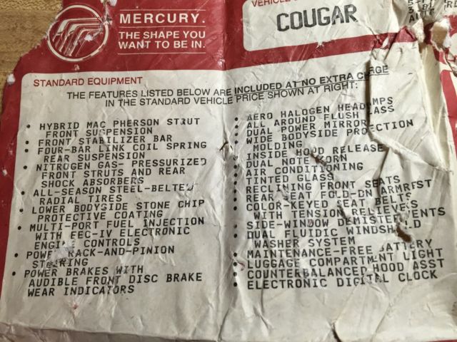 1988 Mercury Cougar - photo 8