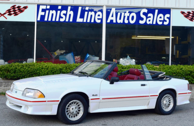1988 MUSTANG GT 5.0 CONVERT, 38K ORIG MILES, RUST FREE ORIG, AUTO, NO RESERVE! 1988 Ford Mustang GT 5.0 CONVERTIBLE W/ 38K ORIG MILES