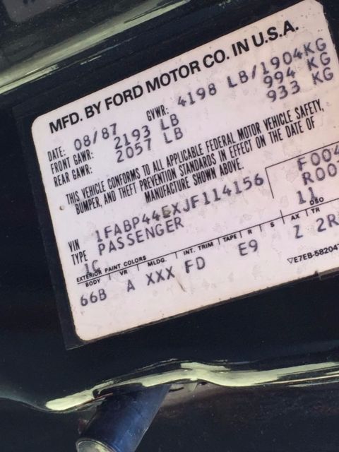 1988 Ford Mustang - photo 7