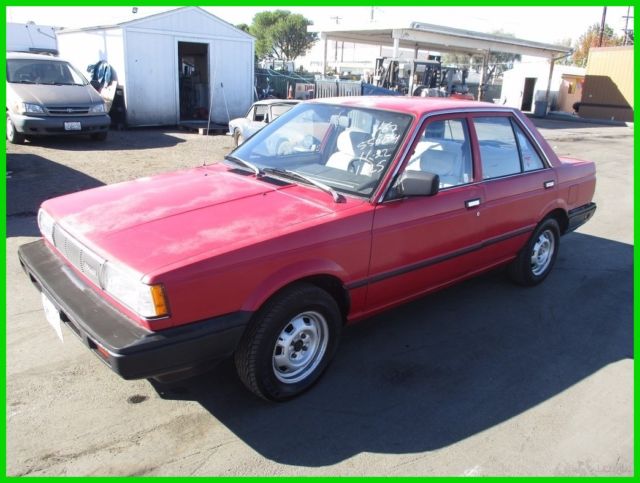 1988 Nissan Sentra E Used 1.6L I4 8V FWD NO RESERVE 1988 Nissan Sentra E