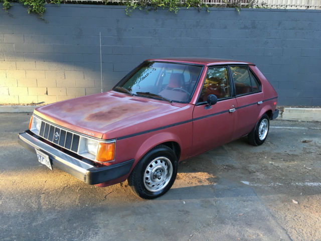 1988 Plymouth Horizon America Hatchback 4-Door 2.2L 1988 Plymouth Other America Hatchback 4-Door