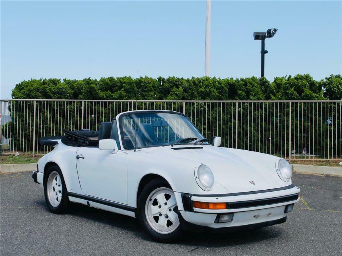 1988 Porsche 911 102545 Miles, 102545 Miles Grand Prix White Convertible H6 3.2L 1988 Porsche 911 Carrera